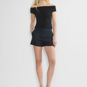 Aritzia Blue High Waist Shorts
